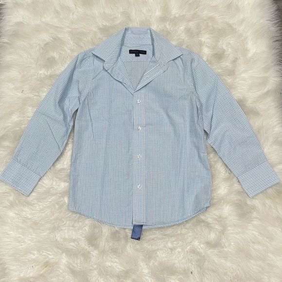 Andrew Fezza boy’s button down long sleeve shirt size 6 - Picture 1 of 4